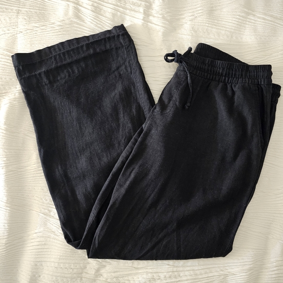 Old Navy Size M Drawstring Wide Leg Pants - Picture 1 of 7